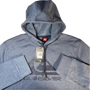 Quiksilver Men's Gray Hooded Sweatshirt Hoodie, Size L‎ [NEW]